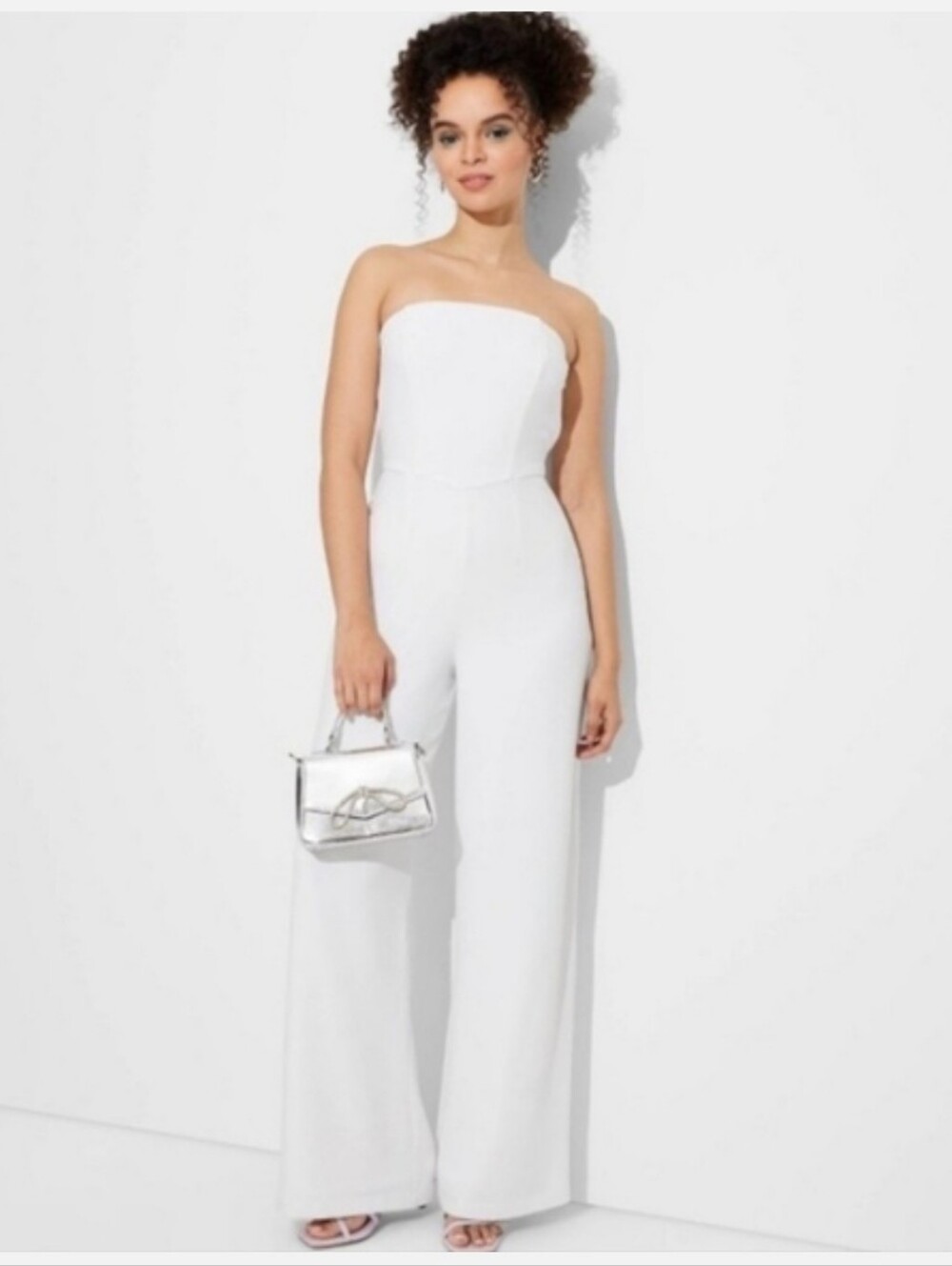 Women's Wide Leg Tube Jumpsuit - Wild Fable White XXL